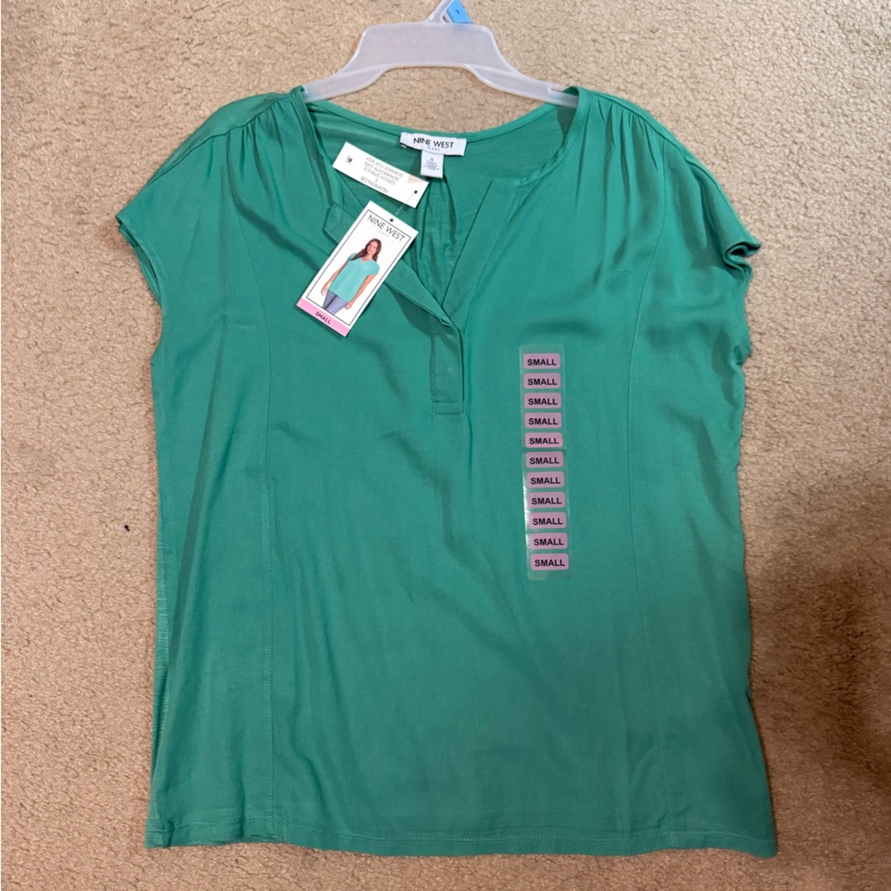 Green Nine West Top Small